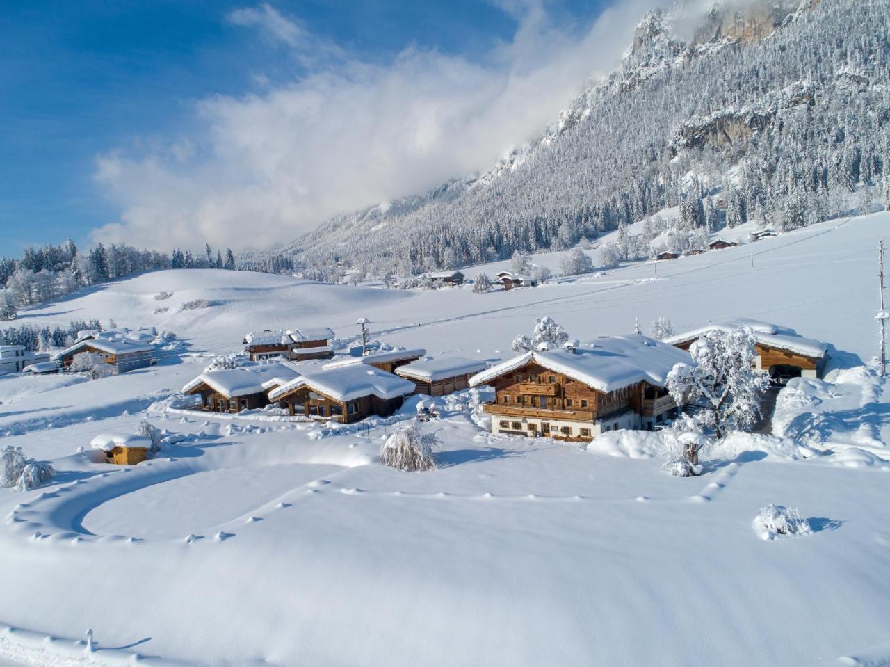 Narzenhof Wellness Chalets, Familien & Luxus Apartments Am Bauernhof Sankt Johann in Tirol Exterior photo