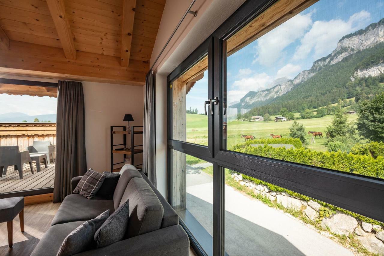 Narzenhof Wellness Chalets, Familien & Luxus Apartments Am Bauernhof Sankt Johann in Tirol Exterior photo